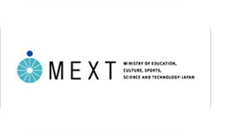 Logo of Japan's Ministry of Education, Culture, Sports, Science and Technology (MEXT) in blue and black text.